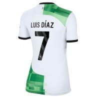 Camisa de time de futebol Liverpool Luis Diaz #7 Replicas 2º Equipamento Feminina 2023-24 Manga Curta